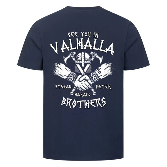 Valhalla Freunde- Shirts Backprint - Personalisierbar