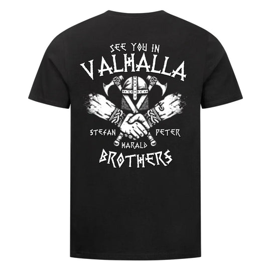 Valhalla Freunde- Shirts Backprint - Personalisierbar