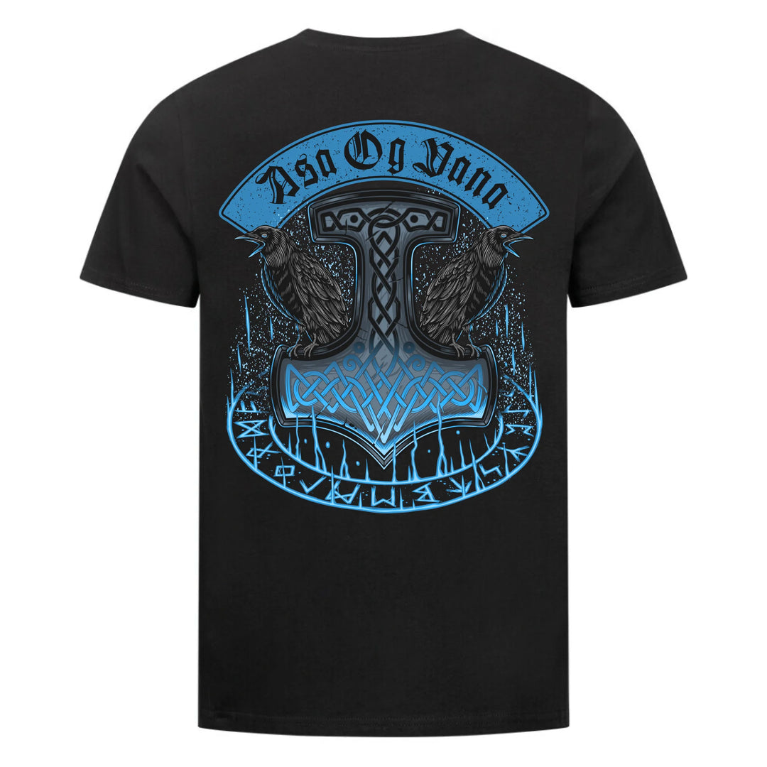 Asag og Vana  - Shirt Backprint - Personalisierbar