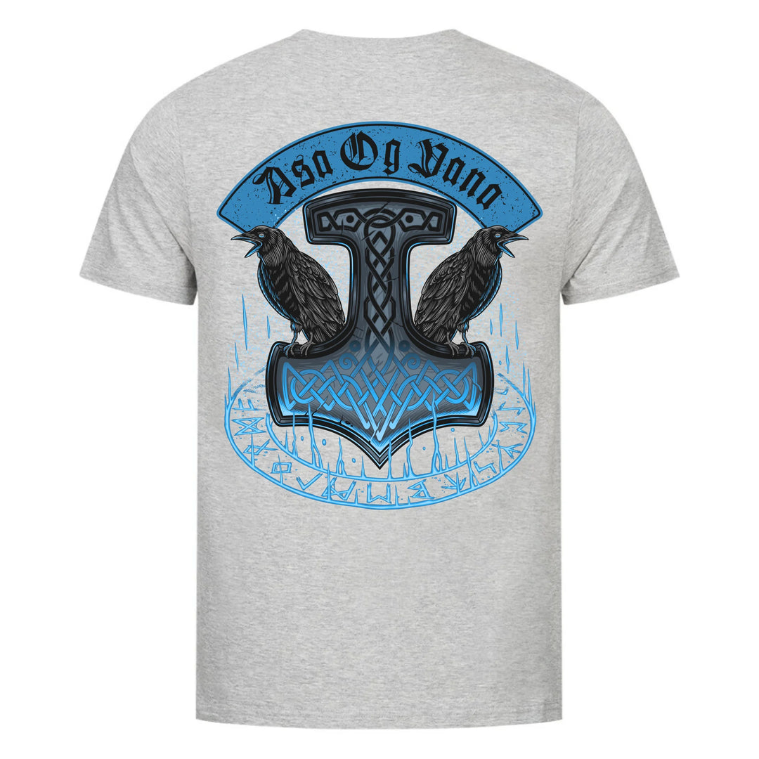 Asag og Vana  - Shirt Backprint - Personalisierbar