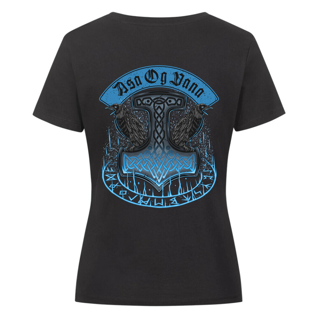 Asag og Vana  - Shirt Backprint - Personalisierbar