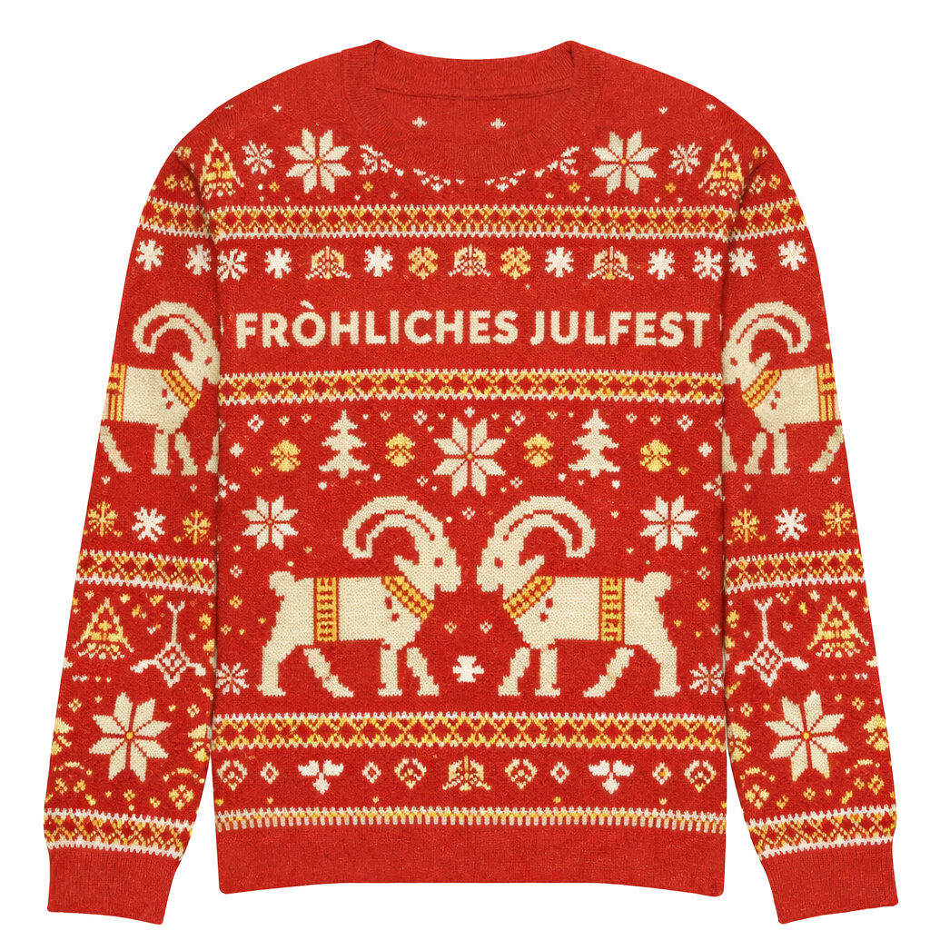 Julfest - Alloverprint Sweatshirt