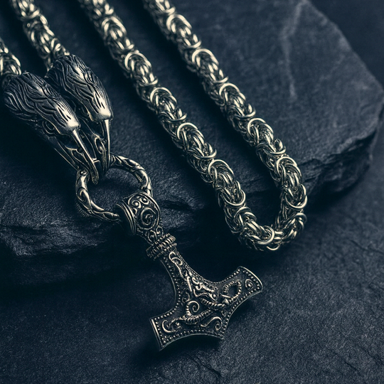 Hüter des Hammers - Edelstahl Kette